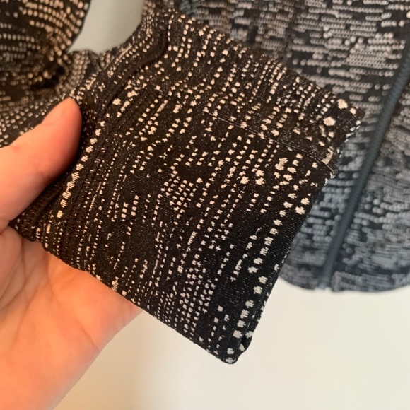 Lululemon Define Jacket Luxtreme Digital Rain Jacquard Black White 8 - Picture 8 of 13